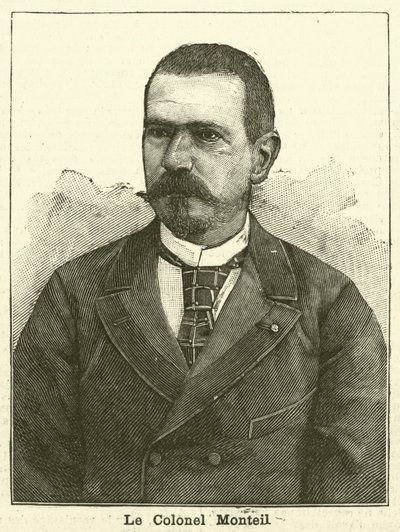 Coronel Parfait-Louis Monteil, soldado y explorador francés de French School